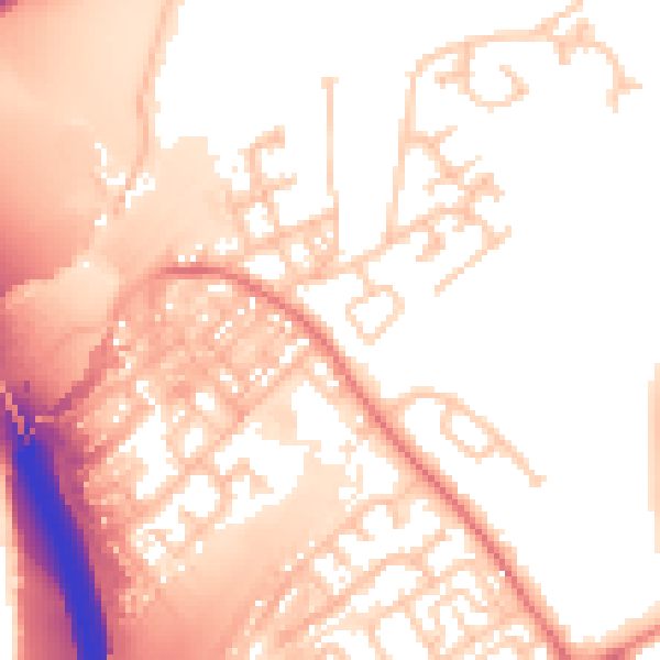 Daytime road noise heatmap for SR4 0PD