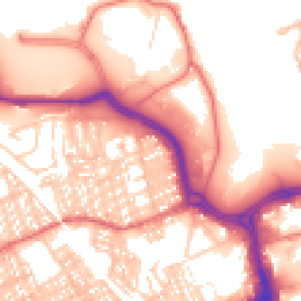 Daytime road noise heatmap for SR4 6AL