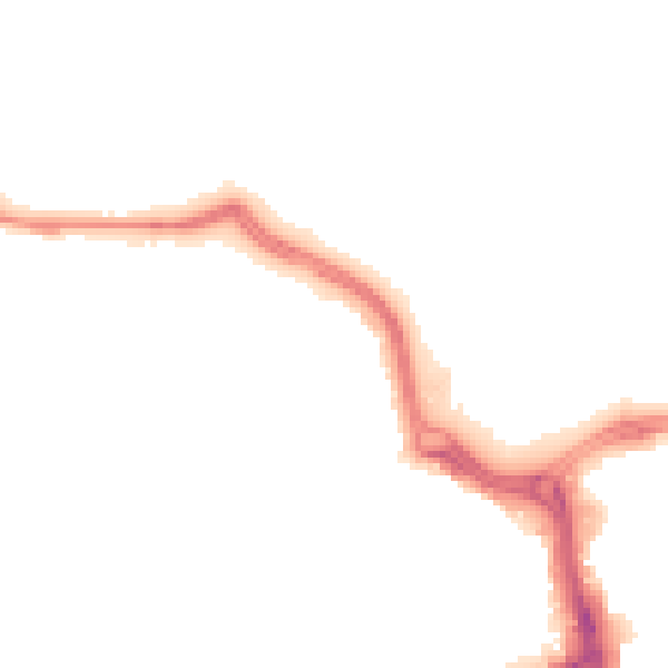 Night-time road noise heatmap for SR4 6AL