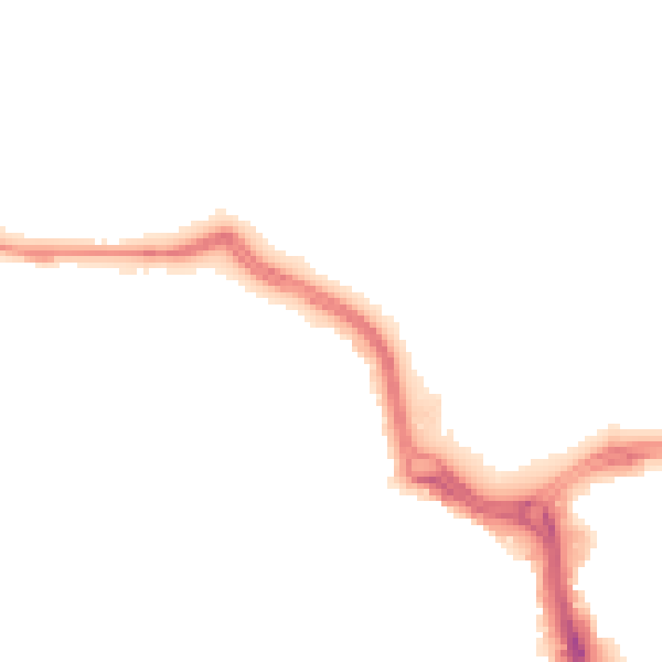 Night-time road noise heatmap for SR4 6AZ