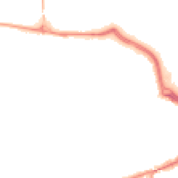 Night-time road noise heatmap for SR4 6EN