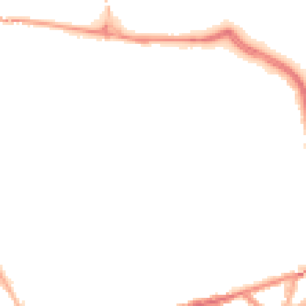 Night-time road noise heatmap for SR4 6EW