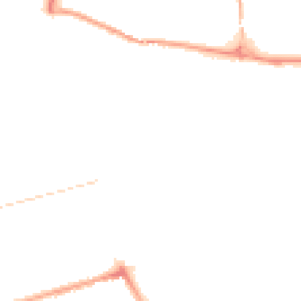 Night-time road noise heatmap for SR4 6QQ