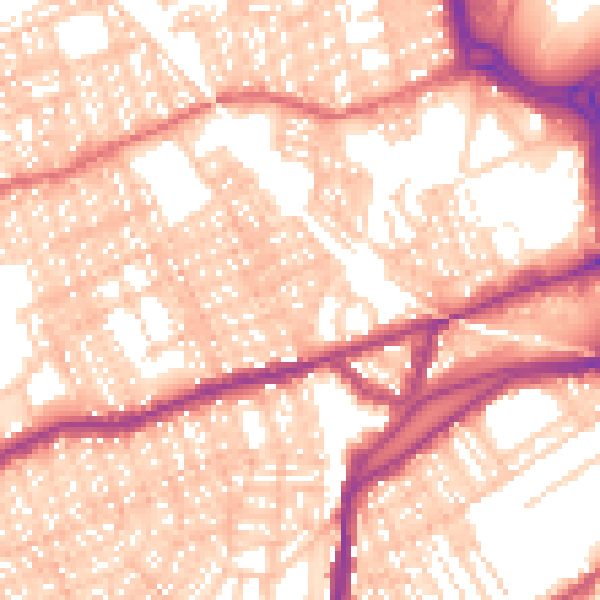 Daytime road noise heatmap for SR4 7EL