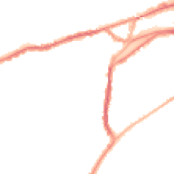 Night-time road noise heatmap for SR4 7LT