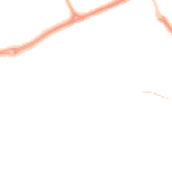 Night-time road noise heatmap for SR4 8HU