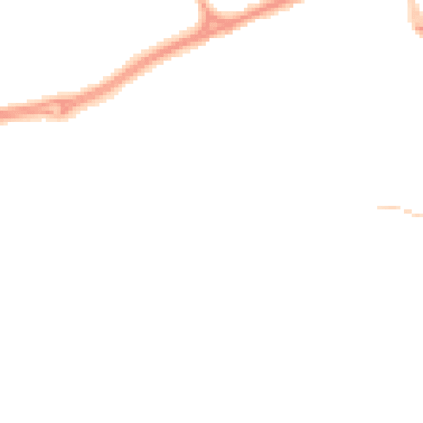 Night-time road noise heatmap for SR4 8HX