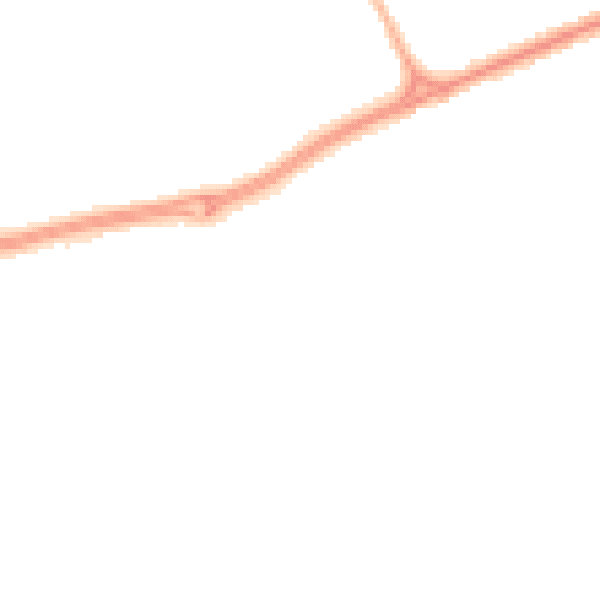 Night-time road noise heatmap for SR4 8JZ