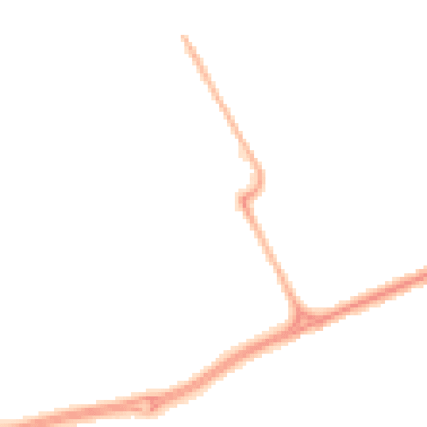 Night-time road noise heatmap for SR4 9JB