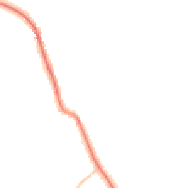 Night-time road noise heatmap for SR6 7XA