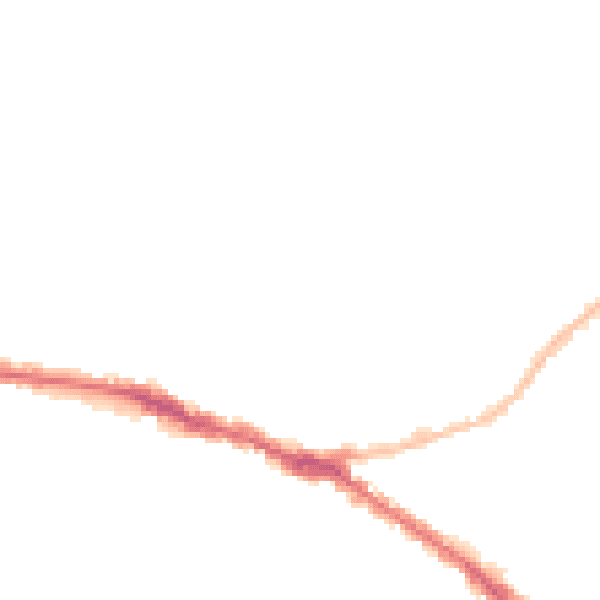Night-time road noise heatmap for SS0 9JF