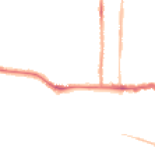 Night-time road noise heatmap for SS0 9XA