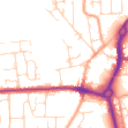 Daytime road noise heatmap for SS12 0AE