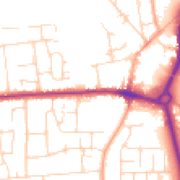 Daytime road noise heatmap for SS12 0AN