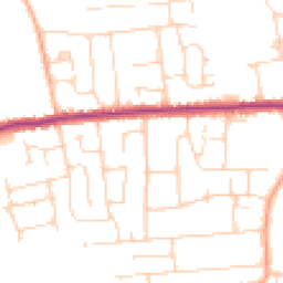 Daytime road noise heatmap for SS12 0AX