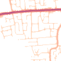 Daytime road noise heatmap for SS12 0AY