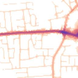 Daytime road noise heatmap for SS12 0BG