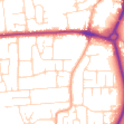 Daytime road noise heatmap for SS12 0BU