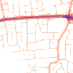 Daytime road noise heatmap for SS12 0BW
