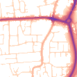 Daytime road noise heatmap for SS12 0BX