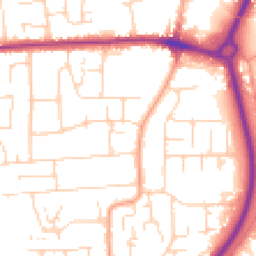 Daytime road noise heatmap for SS12 0BY