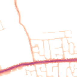 Daytime road noise heatmap for SS12 0DW