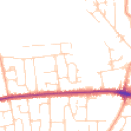 Daytime road noise heatmap for SS12 0DX