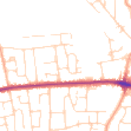 Daytime road noise heatmap for SS12 0DY