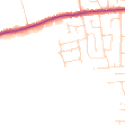 Daytime road noise heatmap for SS12 0HJ