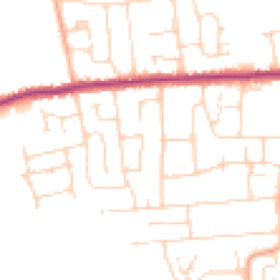 Daytime road noise heatmap for SS12 0HZ