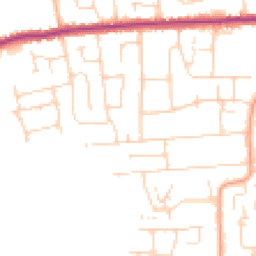 Daytime road noise heatmap for SS12 0LS