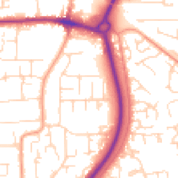Daytime road noise heatmap for SS12 9DB
