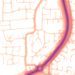 Daytime road noise heatmap for SS12 9EQ