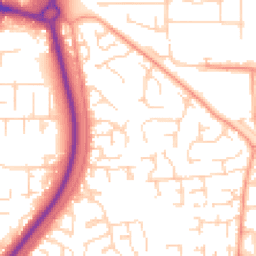 Daytime road noise heatmap for SS12 9HS