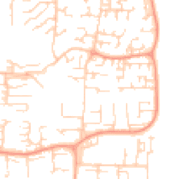Daytime road noise heatmap for SS13 1AQ