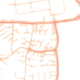 Daytime road noise heatmap for SS13 1AY