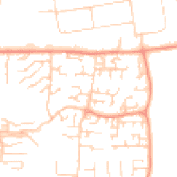 Daytime road noise heatmap for SS13 1BB