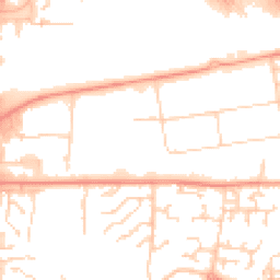 Daytime road noise heatmap for SS13 1DA