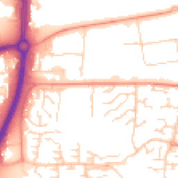 Daytime road noise heatmap for SS13 1DR