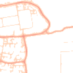 Daytime road noise heatmap for SS13 1DY