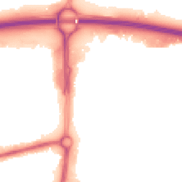 Night-time road noise heatmap for SS13 1EN