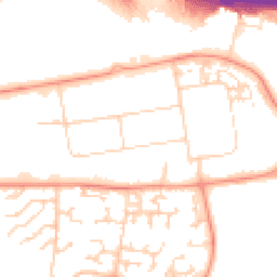 Daytime road noise heatmap for SS13 1EP