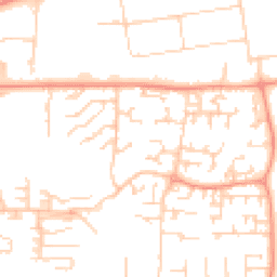 Daytime road noise heatmap for SS13 1NT