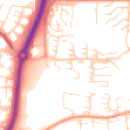 Daytime road noise heatmap for SS13 1PE