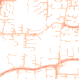 Daytime road noise heatmap for SS13 1PW