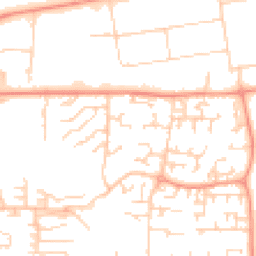 Daytime road noise heatmap for SS13 1QW