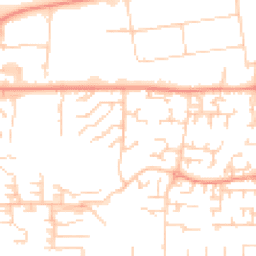 Daytime road noise heatmap for SS13 1QX