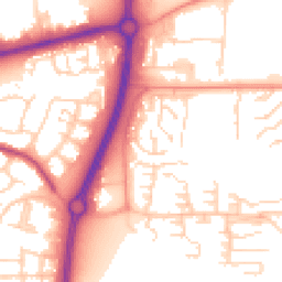 Daytime road noise heatmap for SS13 1RA