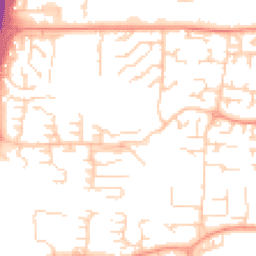 Daytime road noise heatmap for SS13 1RE