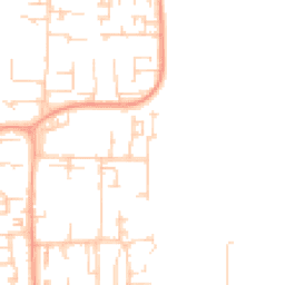 Daytime road noise heatmap for SS13 2BJ